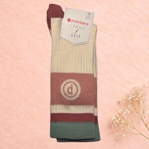 Grip Socks TAVI Pilates Barre Crew Socks 🩰 🤍 ✨ 🌸